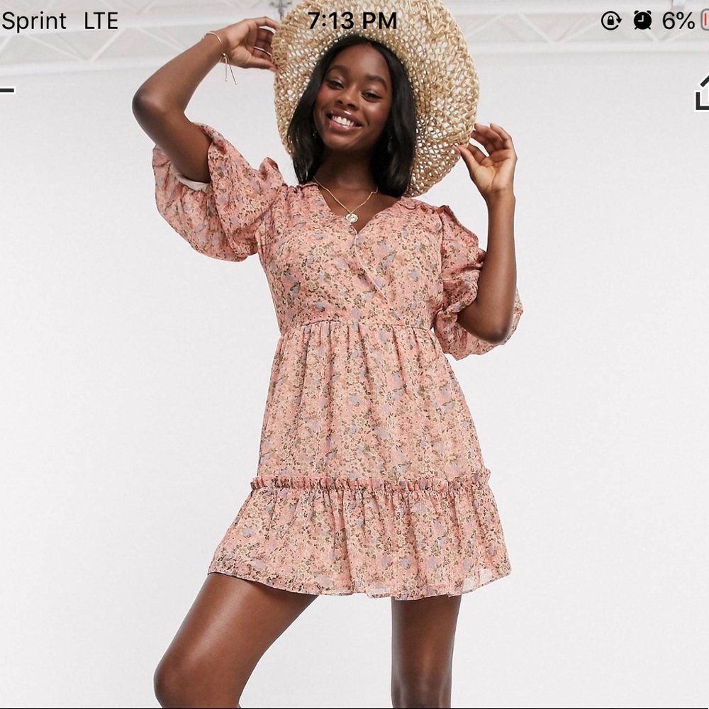 Miss Selfridge Floral Mini Dress